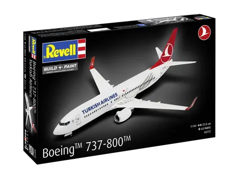 Revell 03772 Boeing 737-800 Turkish Airlines / Model plastikowy / 1:144