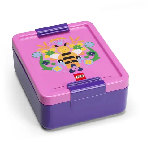 Pudełko na przekąski LEGO® Bee - fioletowe