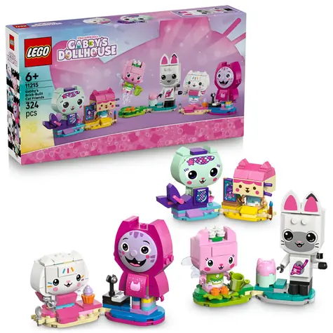 LEGO® Magiczny dom Gabi 11215 Gabi i koci przyjaciele z klocków / Liczba elementów: 324 / od 6 lat