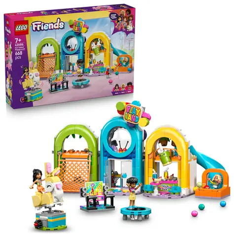 LEGO® Friends 42686 Zabawny plac zabaw w pomieszczeniu / Liczba elementów: 668 / od 7 lat