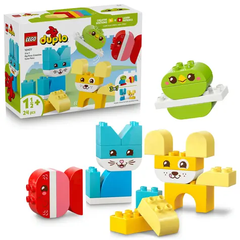 LEGO® DUPLO® 10477 Urocze kreatywne zwierzaki 3 w 1 / Liczba elementów: 24 / od 11 lat