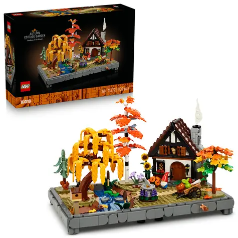 LEGO® Icons 11372 Domek i jesienny ogród / Liczba elementów: 1102 / od 18 lat