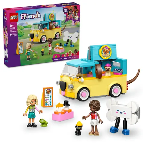 LEGO® Friends 42678 Furgonetka z akcesoriami dla zwierząt / Liczba elementów: 237 / od 6 lat