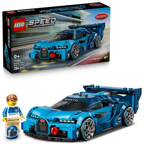 LEGO® Speed Champions 77253 Bugatti Vision GT Hyper Sports Car / Liczba elementów: 284 / od 9 lat