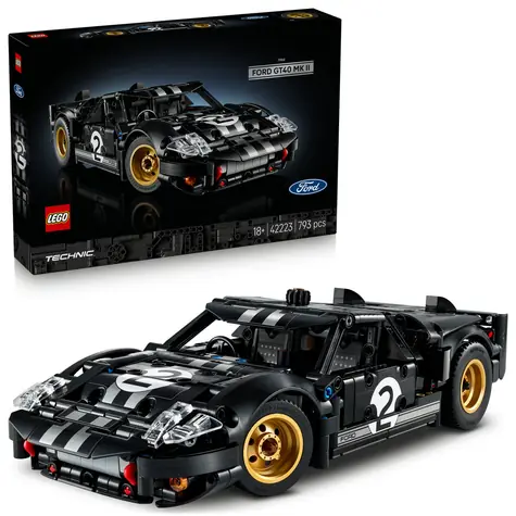 LEGO® Technic 42223 Samochód wyścigowy Ford GT40 MKII z 1966 r. / Liczba elementów: 793 / od 18 lat