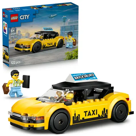 LEGO® City 60487 Żółta taksówka / Liczba elementów: 122 / od 5 lat