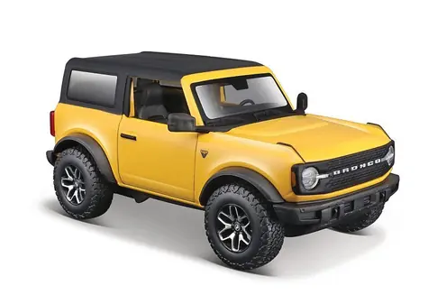 Maisto Ford Bronco Badlands żółty / 1:24 / od 3 lat
