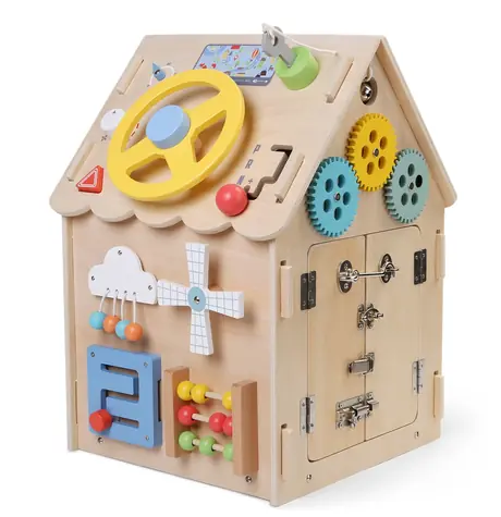 Tablica aktywności 2Kids Toys Domek naturalny / od 3 lat