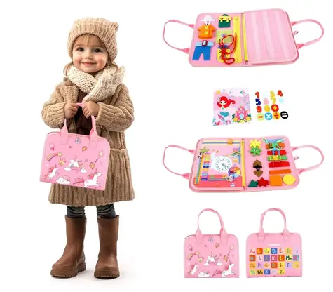 2Kids Toys sensoryczna książeczka edukacyjna Jednorożec 1 / od 3 lat