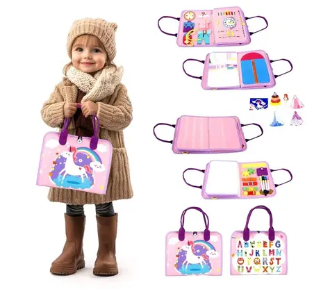 Książeczka sensoryczna 2Kids Toys Jednorożec 2 / od 3 lat