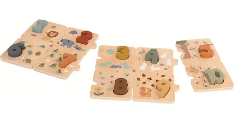 Puzzle 2Kids Toys do liczenia ze zwierzętami / od 2 lat