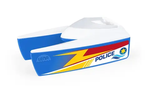 Katamaran Lena Police Niebiesko-Biały / od 2 lat