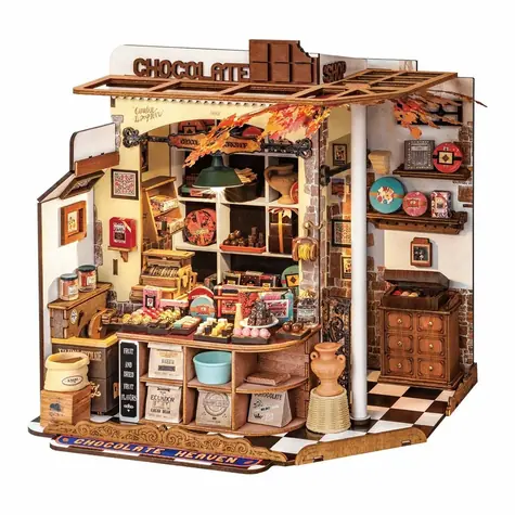 Miniatura Robotime czekoladowego domku Henry'ego / od 14 lat