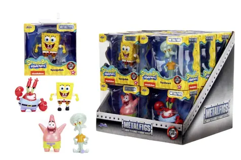 Figurka Jada Sponge Bob 2.5" / 4 typy / DP12 / Fala 1 / od 8 lat