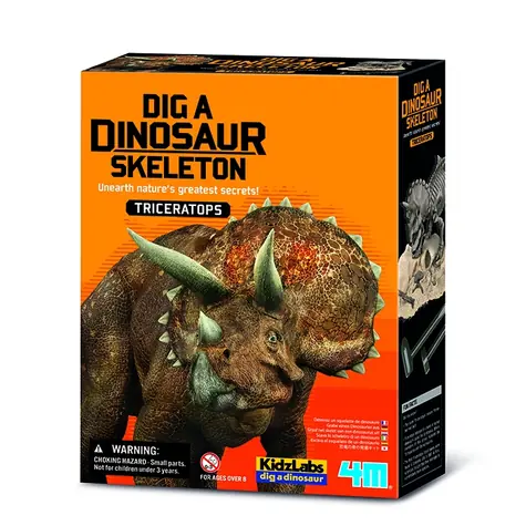 Szkielet dinozaura 4M - Triceratops / od 8 lat