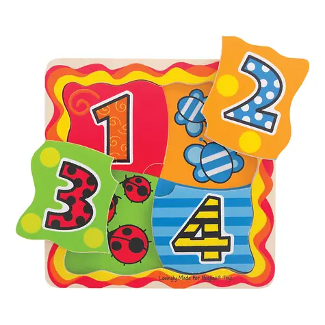 Bigjigs Toys Moja pierwsza układanka do liczenia / od 3 lat