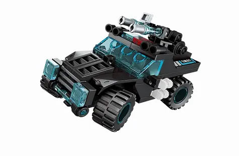 QMAN Shadow Pulse Combat Vehicle 1413-2 Humvee Car / Zestaw konstrukcyjny / 77 elementów / od 6 lat 