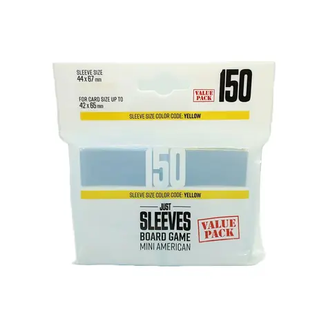 Gamegenic: Just Sleeves - Mini American Value Pack (150)