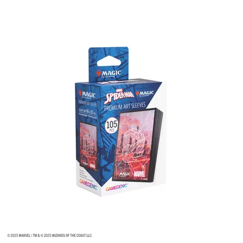 Gamegenic: MTG Marvels Spider-Man Premium Art Sleeves - Mountain