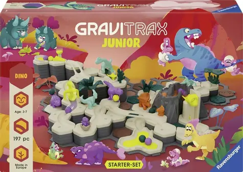 Ravensburger 248452 GraviTrax Junior Dinosaurs Starter Set XXL / wiek od: 3 lat / wersja: międzynarodowa