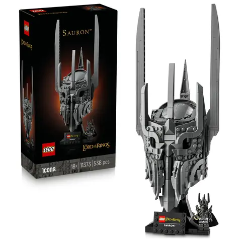 LEGO® Icons 11373 Władca Pierścieni: Hełm Saurona / Liczba elementów: 538 / od 18 lat