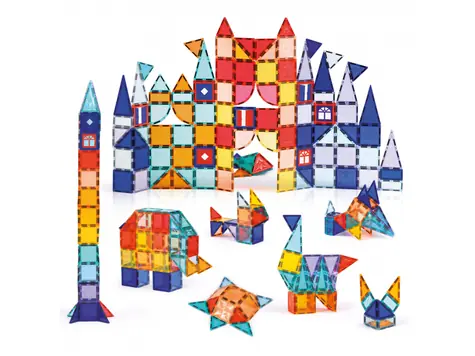 Zestaw klocków magnetycznych Ludi XXL 100 elementów / od 3 lat