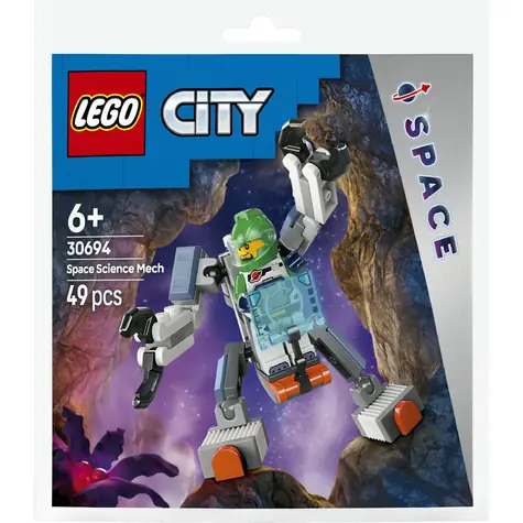 LEGO® City 30694 Robot naukowy do nauki kosmosu / Liczba elementów: 49 / od 6 lat