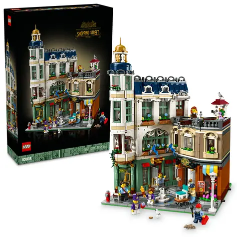 LEGO® Icons 11371 Ulica handlowa / Liczba elementów: 3456 / od 18 lat