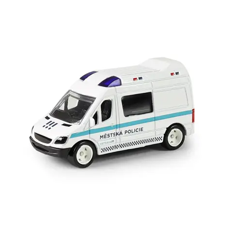 Rappa 250918 Metalowy samochód Policja Miejska Ostrawa 7 cm / od 3 lat