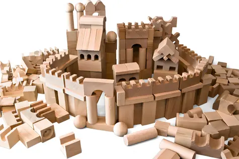 Kostki 2Kids Toys naturalne XL 220 szt.