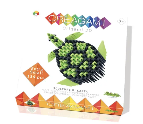 Piatnik Creagami XS Żółw / zestaw kreatywny / od 7 lat