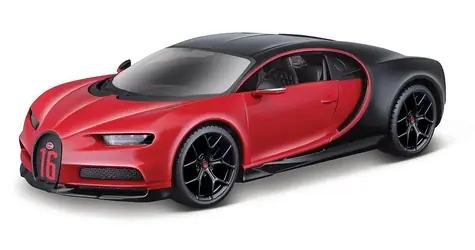 Bburago Bugatti Chiron Sport red-black 1:32 / from 3 years