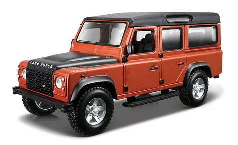 Bburago Land Rover Defender 110 orange metallic 1:32 / od 3 lat