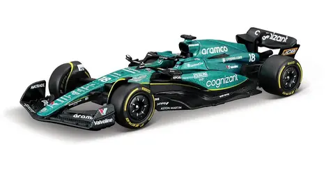 Bburago RACE Formula F1 Team Aston Martin AMR23 (2023) #18 Lance Stroll / 1:43 / od 3 lat