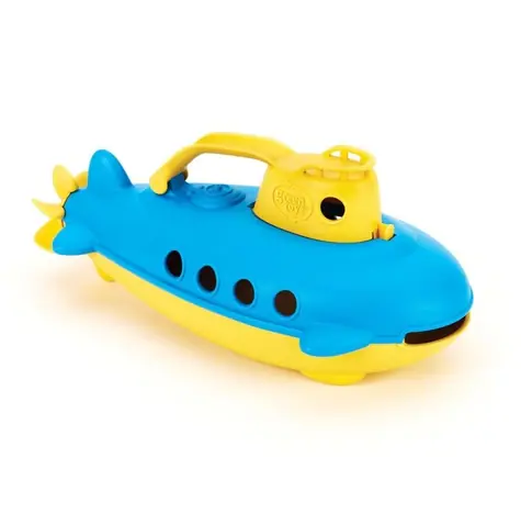 Łódź podwodna Green Toys z żółtym uchwytem / od 6 miesięcy
