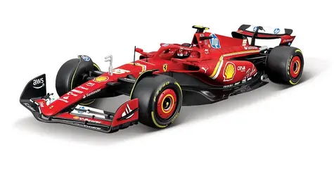 Bburago FORMULA RACING F1 Ferrari Scuderia SF-24 (2024) #55 Carlos Sainz / 1:18 / od 14 lat