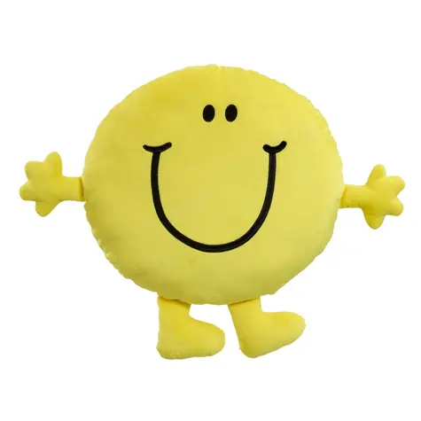 Tęczowa poduszka Mr. Men Mr. Happy Duża / od 0 lat