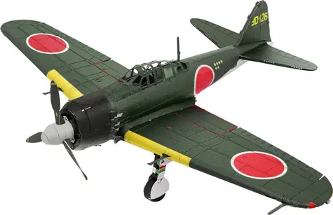 Puzzle 3D Metal Earth Mitsubishi Zero / 57 elementów / od 14 lat