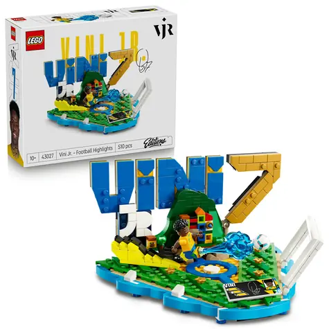 LEGO® Editions 43027 Vini Jr. - Chwile gwiazdy futbolu / Liczba elementów: 510 / od 10 lat