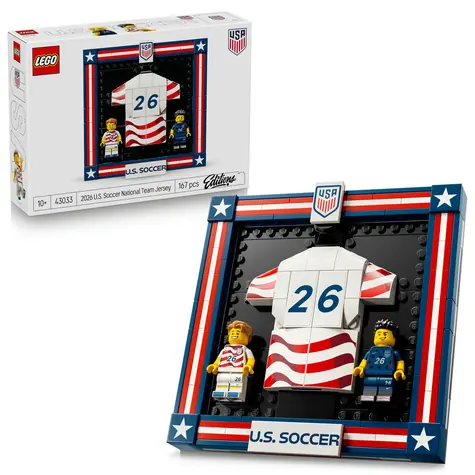 LEGO® Editions 43033 Koszulka reprezentacji USA w piłce nożnej 2026 / Liczba elementów: 167 / od 10 lat