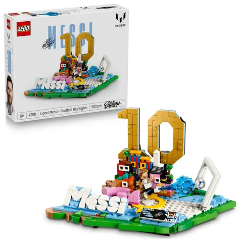 LEGO® Editions 43011 Lionel Messi - Chwile gwiazdy futbolu / Liczba elementów: 500 / od 10 lat