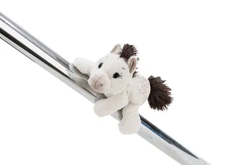 Nici GREEN magnes Pony Mony biały 12 cm / od 3 lat