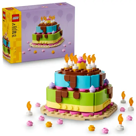LEGO® Iconic 40815 Tort urodzinowy / Liczba elementów: 219 / od 7 lat