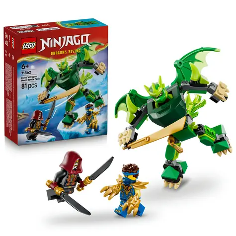 LEGO® NINJAGO® 71862 Zestaw bojowy: Smoczy kostium Lloyda / Liczba elementów: 81 / od 6 lat