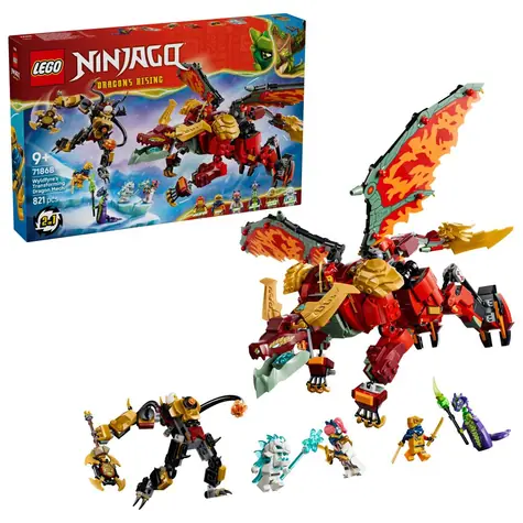 LEGO® NINJAGO® 71868 Wyldfyre i transformujący się smoczy kostium / Liczba elementów: 821 / od 9 lat
