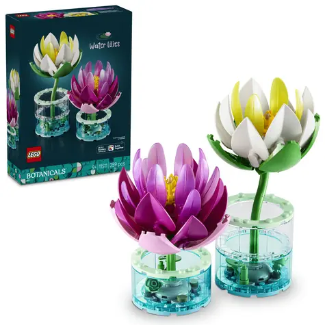LEGO® Botanicals 11511 Lilie wodne / Liczba elementów: 259 / od 9 lat