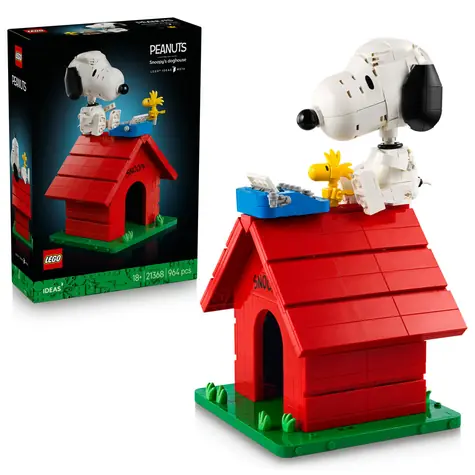 LEGO® Ideas 21368 Peanuts: Chatka Snoopy'ego / Liczba elementów: 964 / od 18 lat