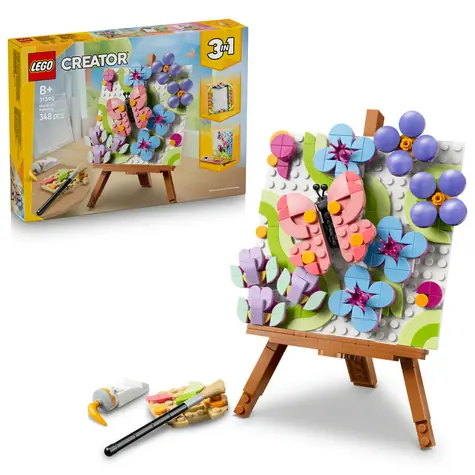 LEGO® Creator 3 w 1 31390 Malowanie kwiatów / Liczba elementów: 348 / od 8 lat