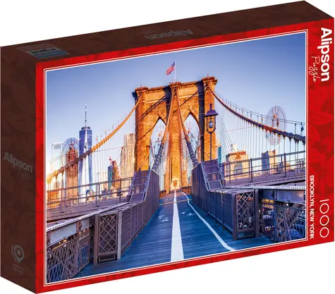ALIPSON Puzzle Most Brookliński, Nowy York / 1000 elementów / od 14 lat
