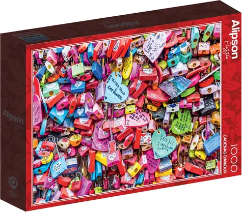 ALIPSON Puzzle Kłódki w Miłości / 1000 elementów / od 14 lat
